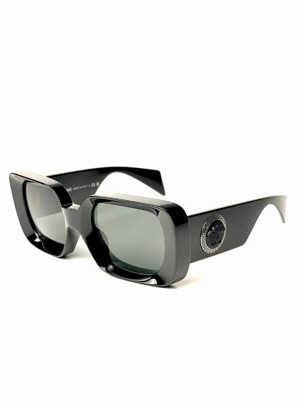 Versace Mod. 4473 U GB1/87 Black Square Sunglasses New Authentic NWT